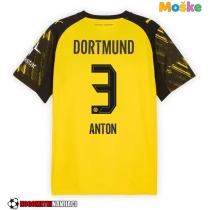Moške Nogometnih dresov Borussia Dortmund Waldemar Anton #3 Domači 2025-26 Kratki rokavi